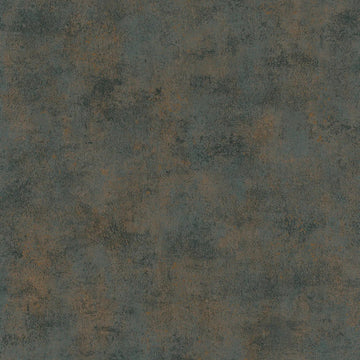 Marburg City Glow 34270 deep olive concrete-look wallpaper with copper patina