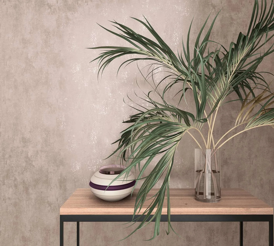 Marburg City Glow 34282 light beige concrete-look plaster texture wallpaper