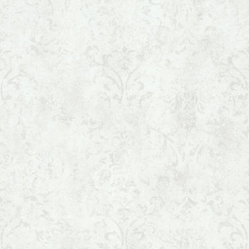 Marburg City Glow 34290 wallpaper in soft white with a subtle ornamental concrete effect.