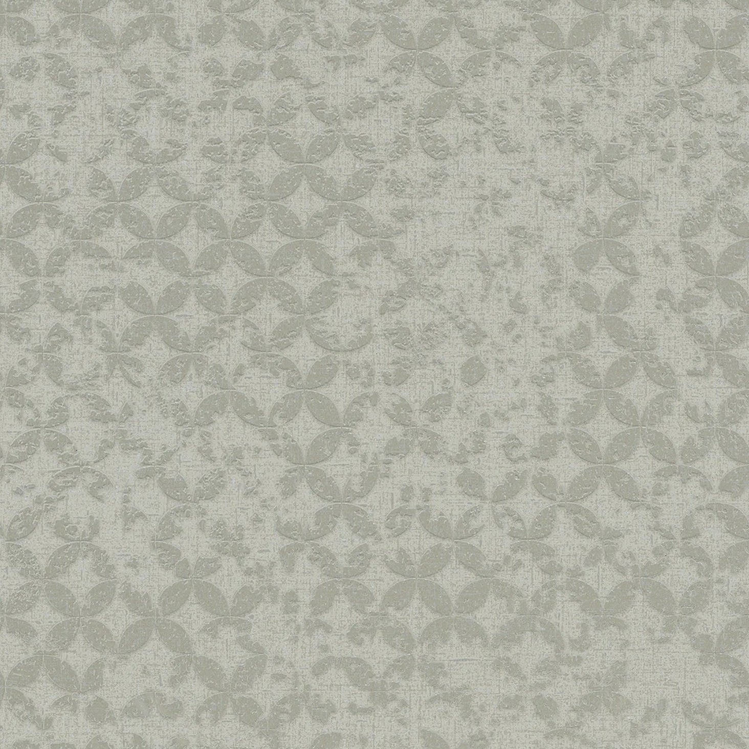 Marburg City Romance 35118 grey geometric trellis wallpaper with a subtle plaster-like texture
