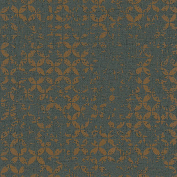 Marburg City Romance 35119 charcoal grey wallpaper with a distressed circular geometric pattern