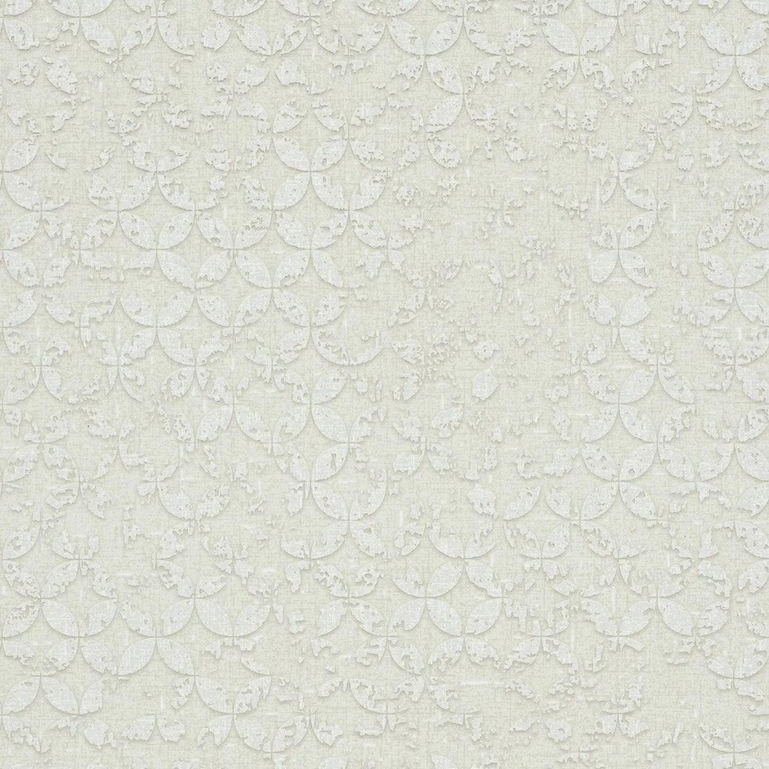Marburg City Romance 35122 light grey geometric wallpaper with tonal circle lattice and plaster-like emboss