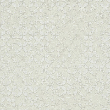 Marburg City Romance 35122 light grey geometric wallpaper with tonal circle lattice and plaster-like emboss