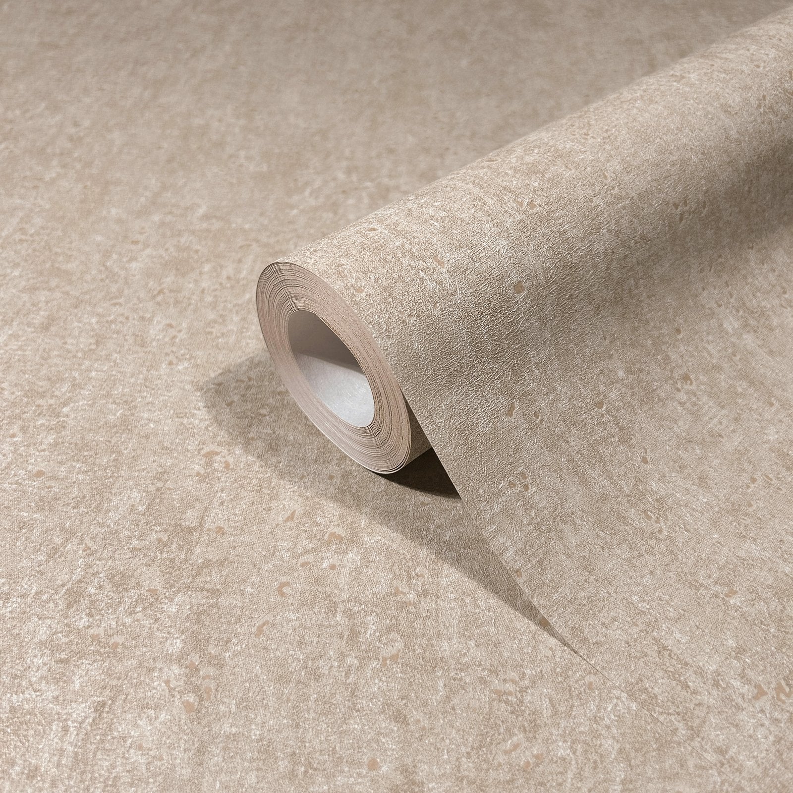 Marburg 35141 wallpaper close-up roll with subtle beige mottled texture.