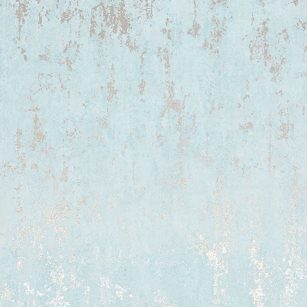 Marburg City Romance 35162 soft blue plaster-effect wallpaper with white and grey mottling.