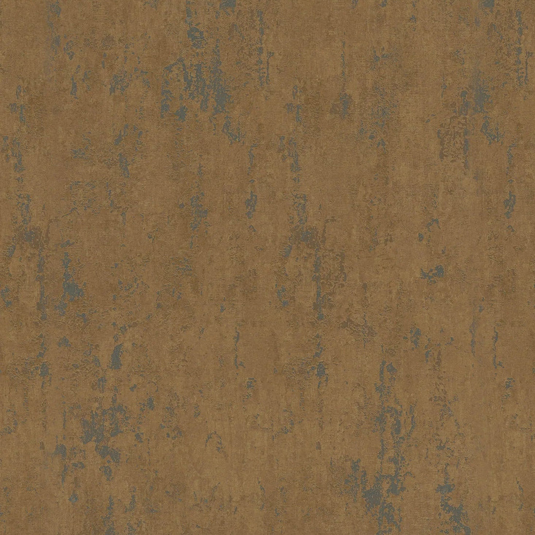 Warm brown concrete-look wallpaper with distressed charcoal accents – Marburg City Romance 35163