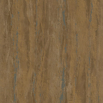 Marburg City Romance 35166 warm brown plaster-look textured wallpaper with vertical striations
