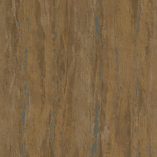 Marburg City Romance 35166 warm brown plaster-look textured wallpaper with vertical striations