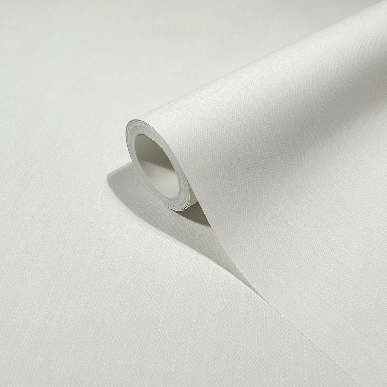 Marburg 47618 wallpaper roll close-up showing fine woven texture, minimal and clean.