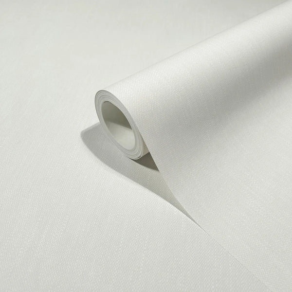 Marburg 47618 wallpaper roll close-up showing fine woven texture, minimal and clean.