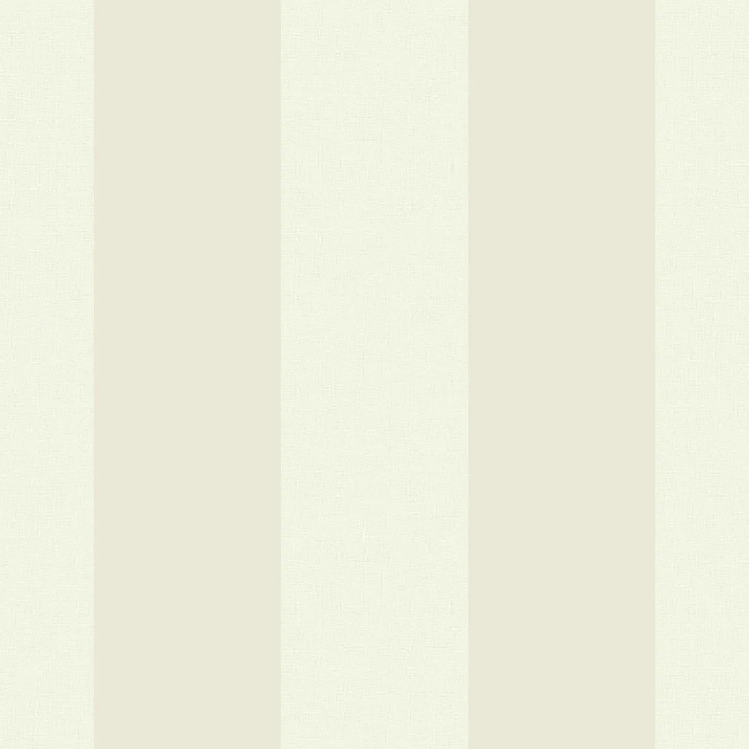 Marburg Heritage 47633 wallpaper with wide beige and green vertical stripes and a soft linen-like texture.