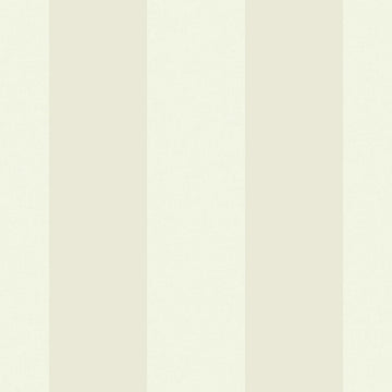Marburg Heritage 47633 wallpaper with wide beige and green vertical stripes and a soft linen-like texture.