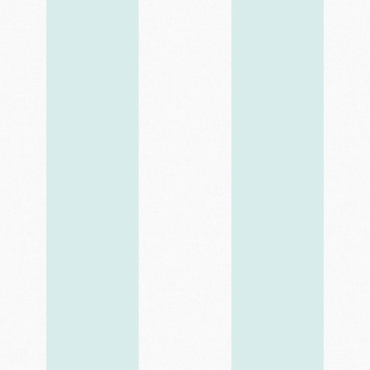 Marburg Heritage 47635 soft blue and light grey wide vertical stripe wallpaper