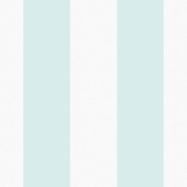 Marburg Heritage 47635 soft blue and light grey wide vertical stripe wallpaper