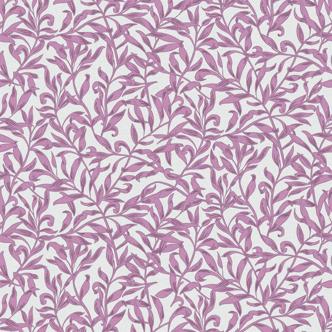 Marburg Heritage 47638 dusty rose leafy botanical wallpaper on light grey ground