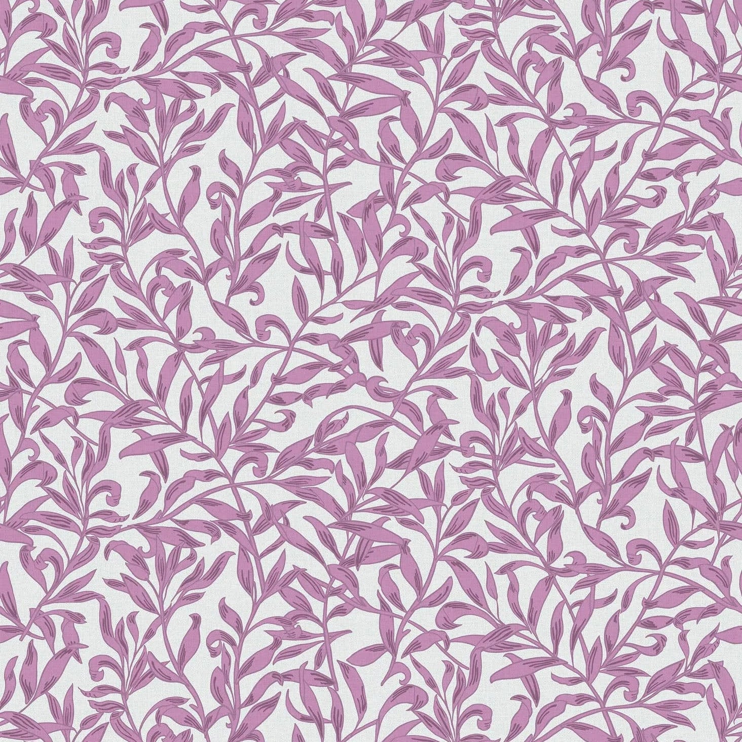 Marburg Heritage 47638 dusty rose leafy botanical wallpaper on light grey ground