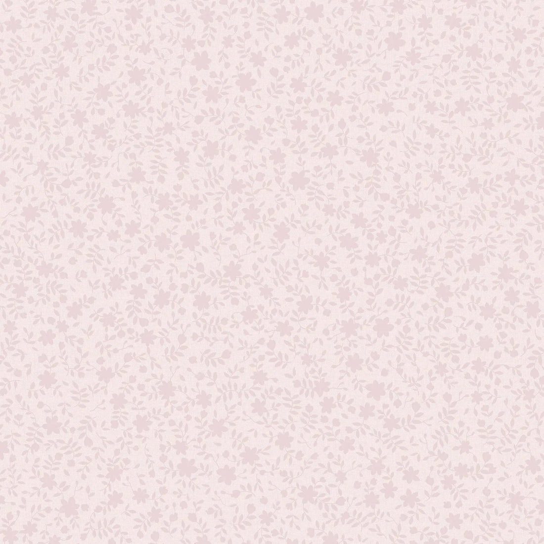 Marburg Heritage 47644 pink small-scale blossom and leaf floral wallpaper.