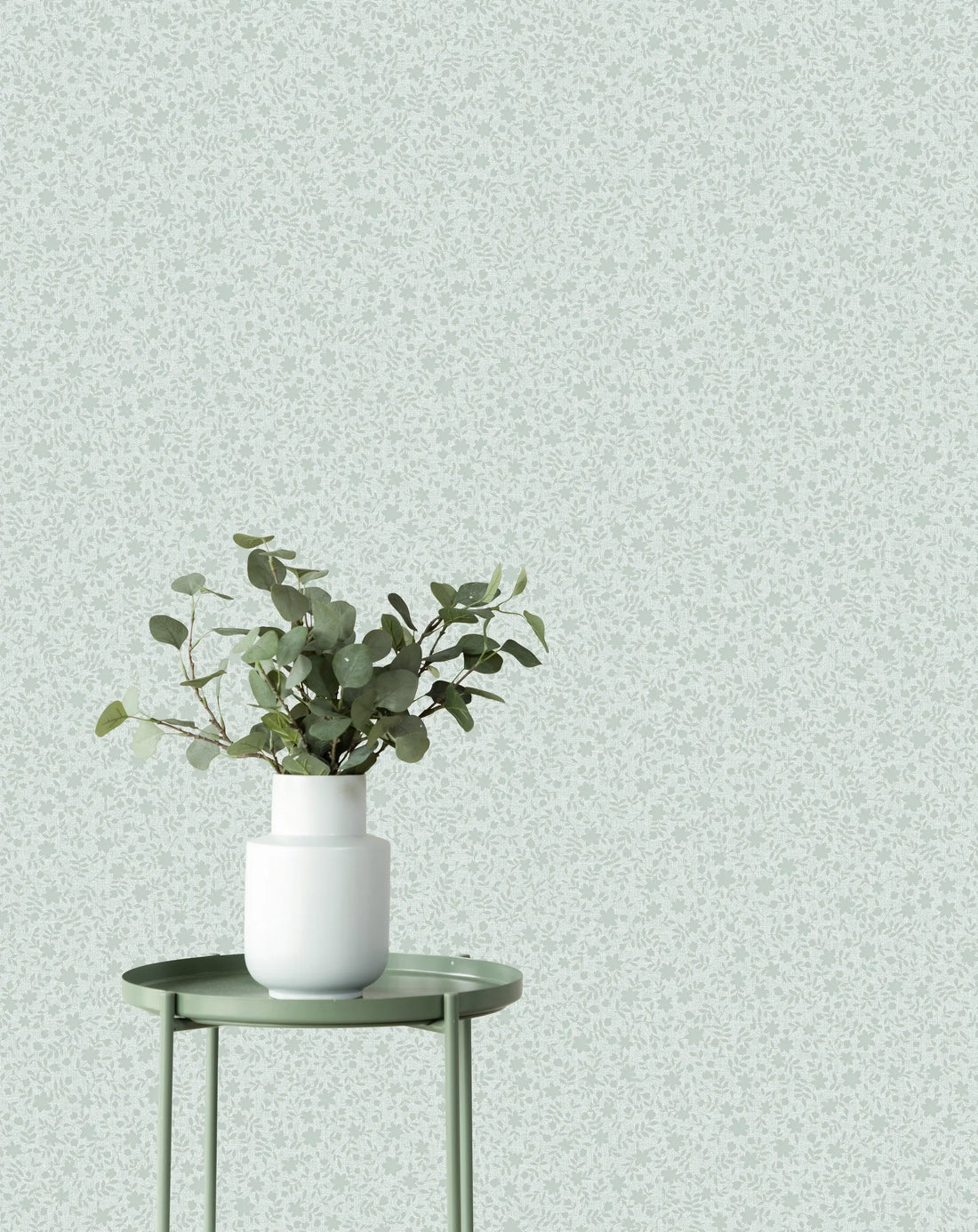 Marburg Heritage 47645 sage-green leafy microprint non-woven wallpaper
