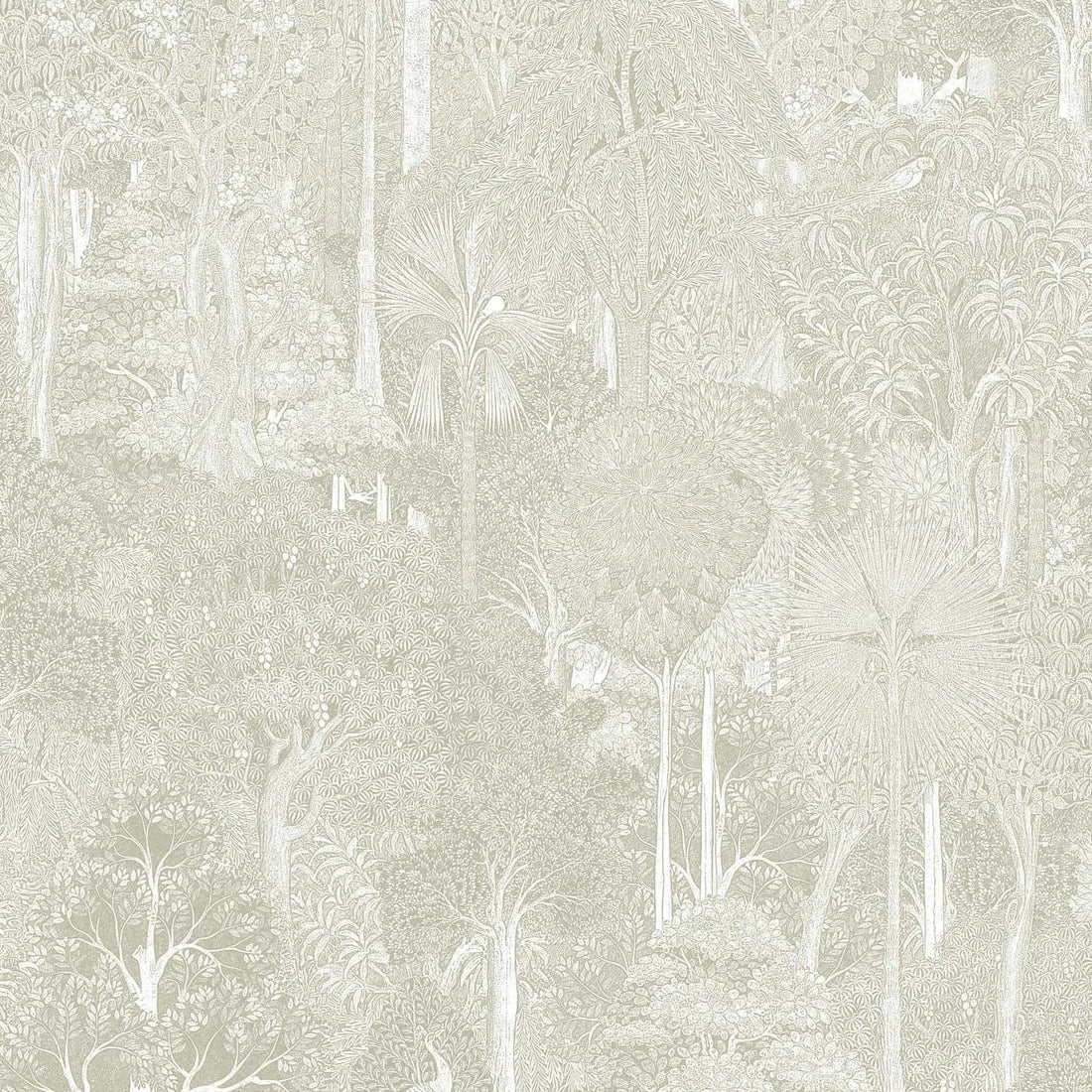 Marburg Heritage 47649 beige scenic toile forest wallpaper