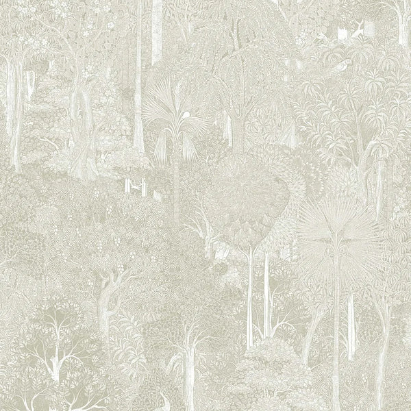 Marburg Heritage 47649 beige scenic toile forest wallpaper