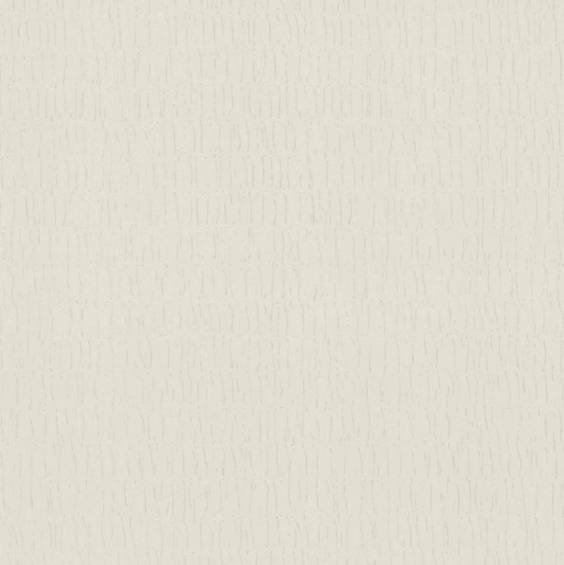 Marburg Kumano 34502 Bedroom scene featuring light beige-gray textured wallpaper with an organic crackle pattern behind a low bed with a wood geometric headboard, two rattan pendant lights, a small bench, and layered bedding.