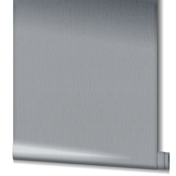Marburg Kumano 34506 A partially unrolled gray wallpaper roll showing a subtle vertical textured pattern against a plain background.