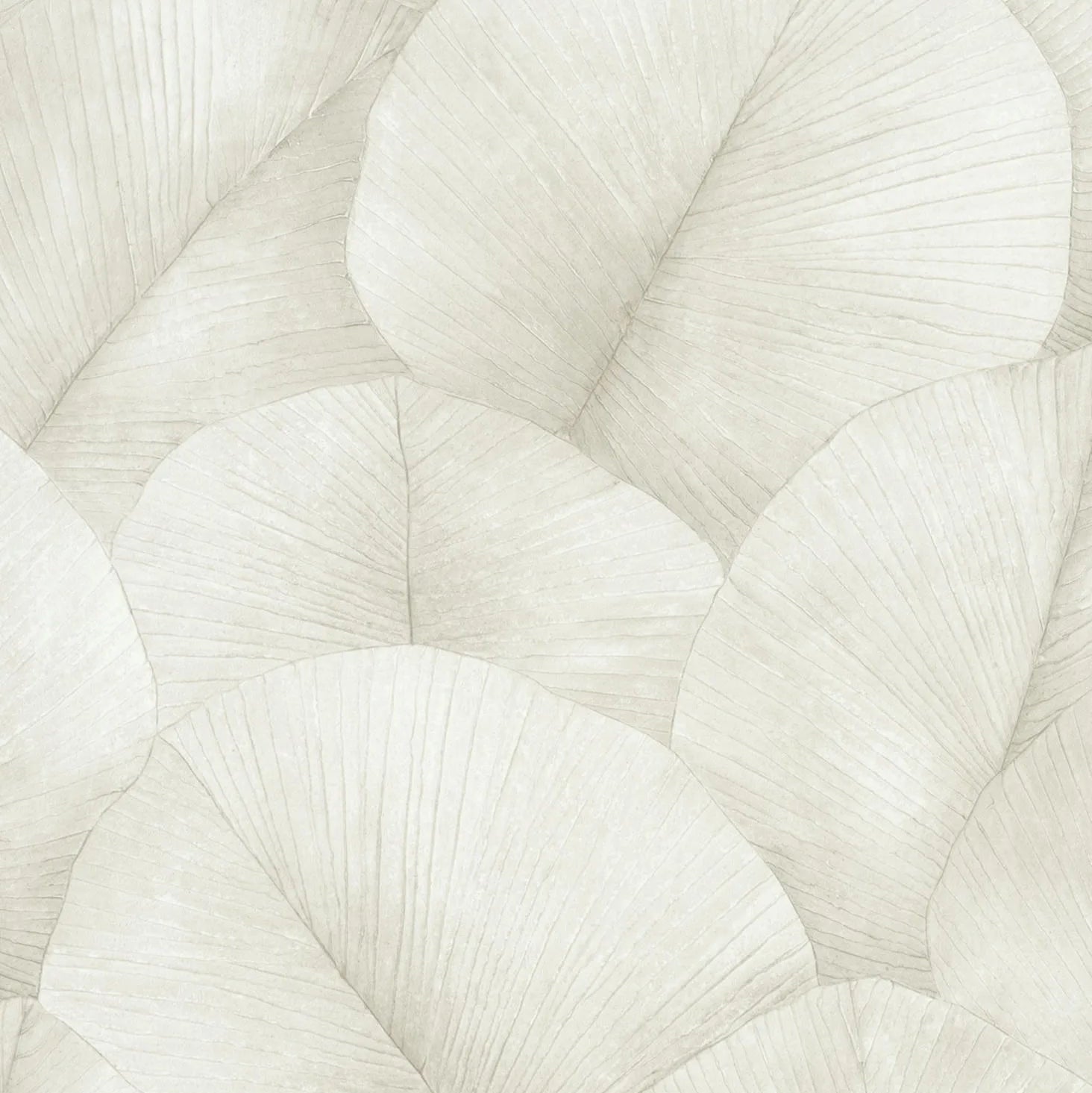 Marburg Kumano 34510 beige layered leaf botanical wallpaper