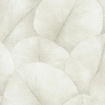 Marburg Kumano 34510 beige layered leaf botanical wallpaper