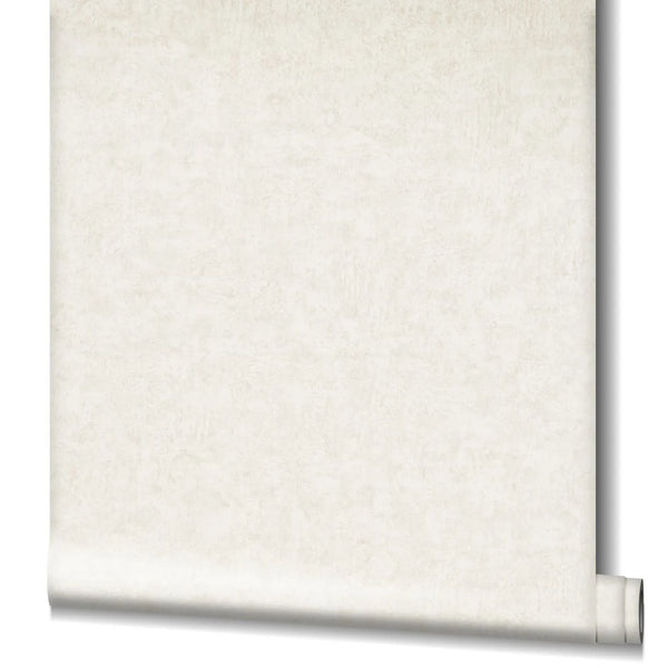 Marburg Kumano 34520 A partially unrolled wallpaper roll showing a light beige, subtly mottled surface against a white background.