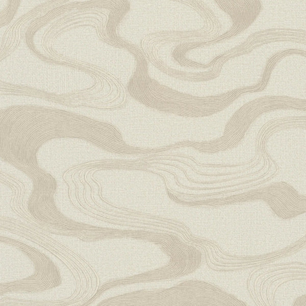Marburg Kumano 34535 beige abstract wavy line wallpaper