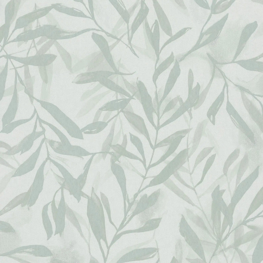 Marburg Leyla 82442 soft white wallpaper with watercolor green leafy pattern