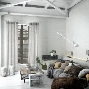 Marburg Loft Superior 34165 white stone-look brick wallpaper