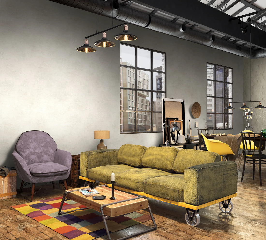 Marburg Loft Superior 34191 soft white-beige plaster-effect textured wallpaper