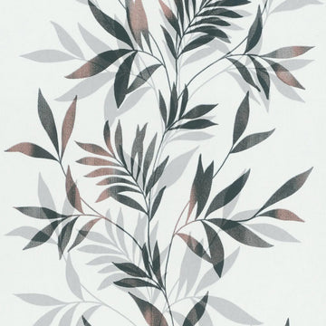 Marburg Mona 82458 white and grey leafy botanical non-woven wallpaper