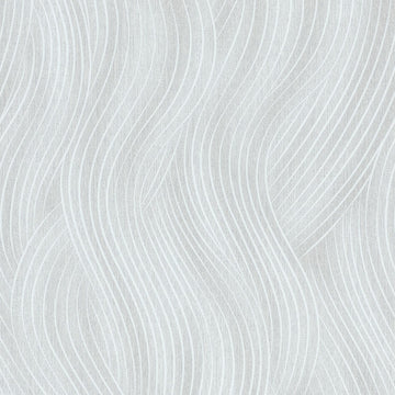 Marburg Mona 82474 light grey and white abstract wave wallpaper