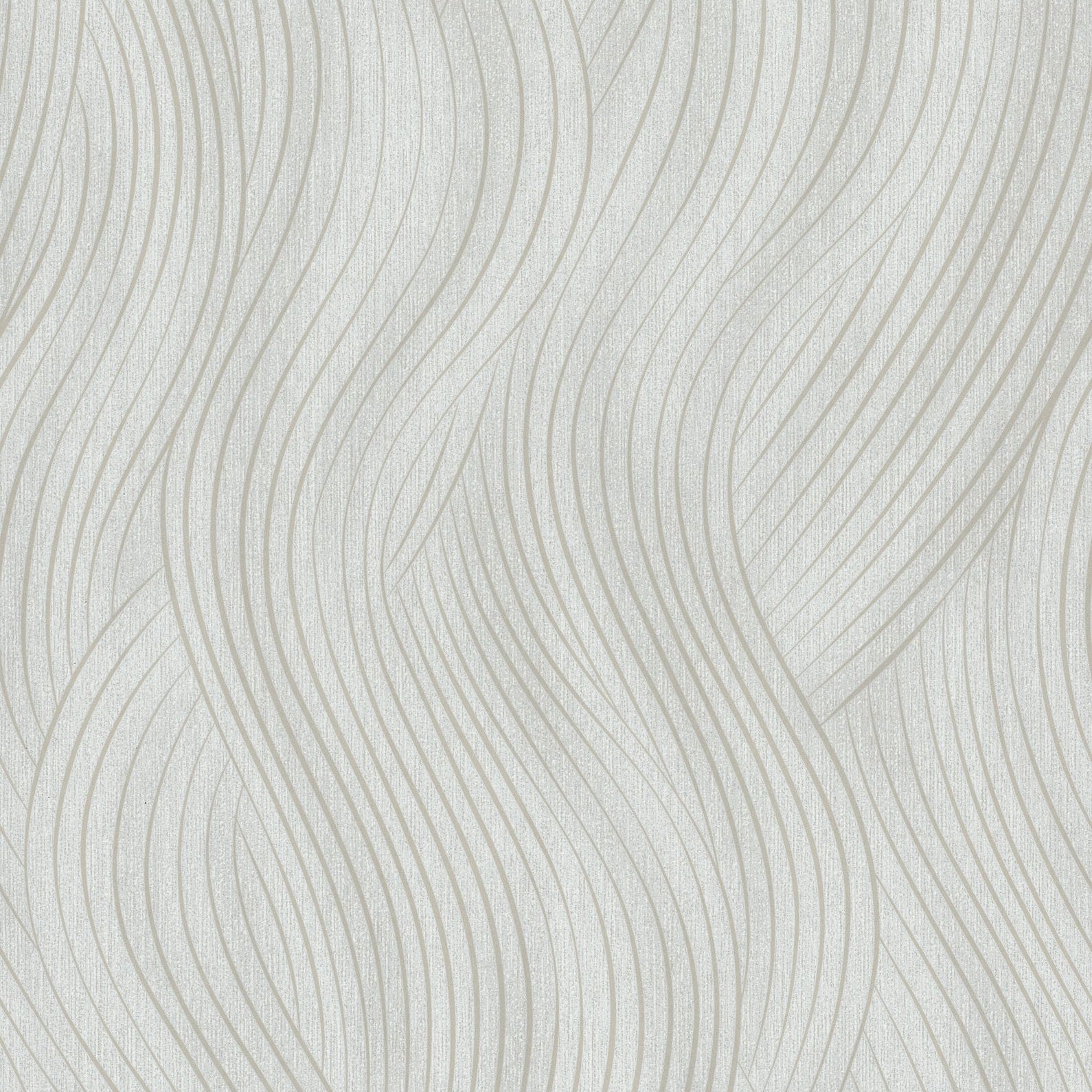 Marburg Mona 82475 soft white wallpaper with beige wavy vertical stripe pattern