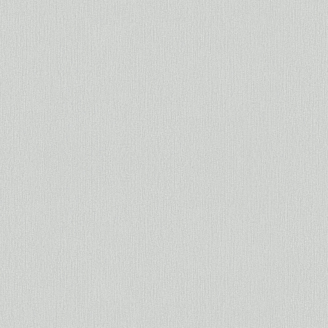 Marburg Mona 82479 Light gray textured wallpaper with fine vertical lines behind a wooden console topped with a pink vase holding dried grasses.