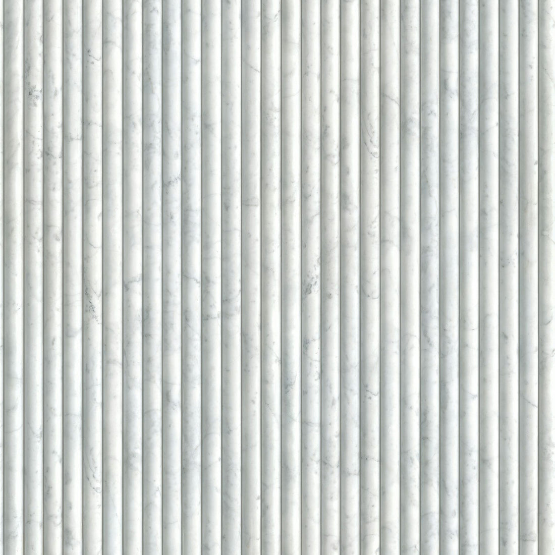 Marburg Mona 89005 wall mural with soft white and light grey vertical marble-effect stripes.