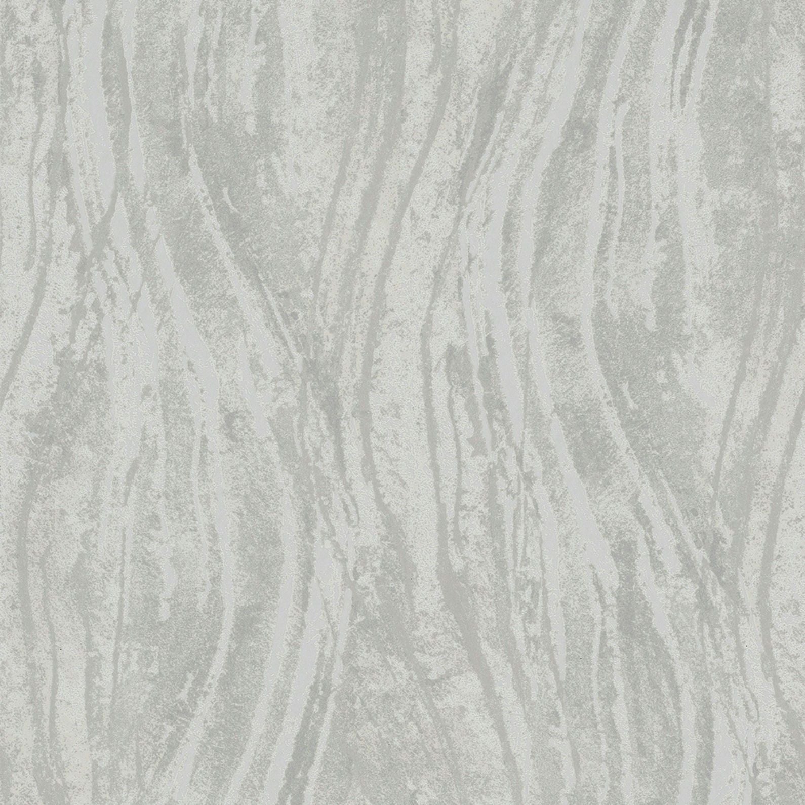 Marburg Naomi 82495 wallpaper in light greige with fluid concrete-look waves