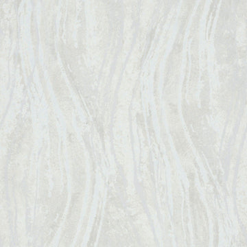 Marburg Naomi 82497 wallpaper with soft abstract waves over a light grey and white plaster effect.