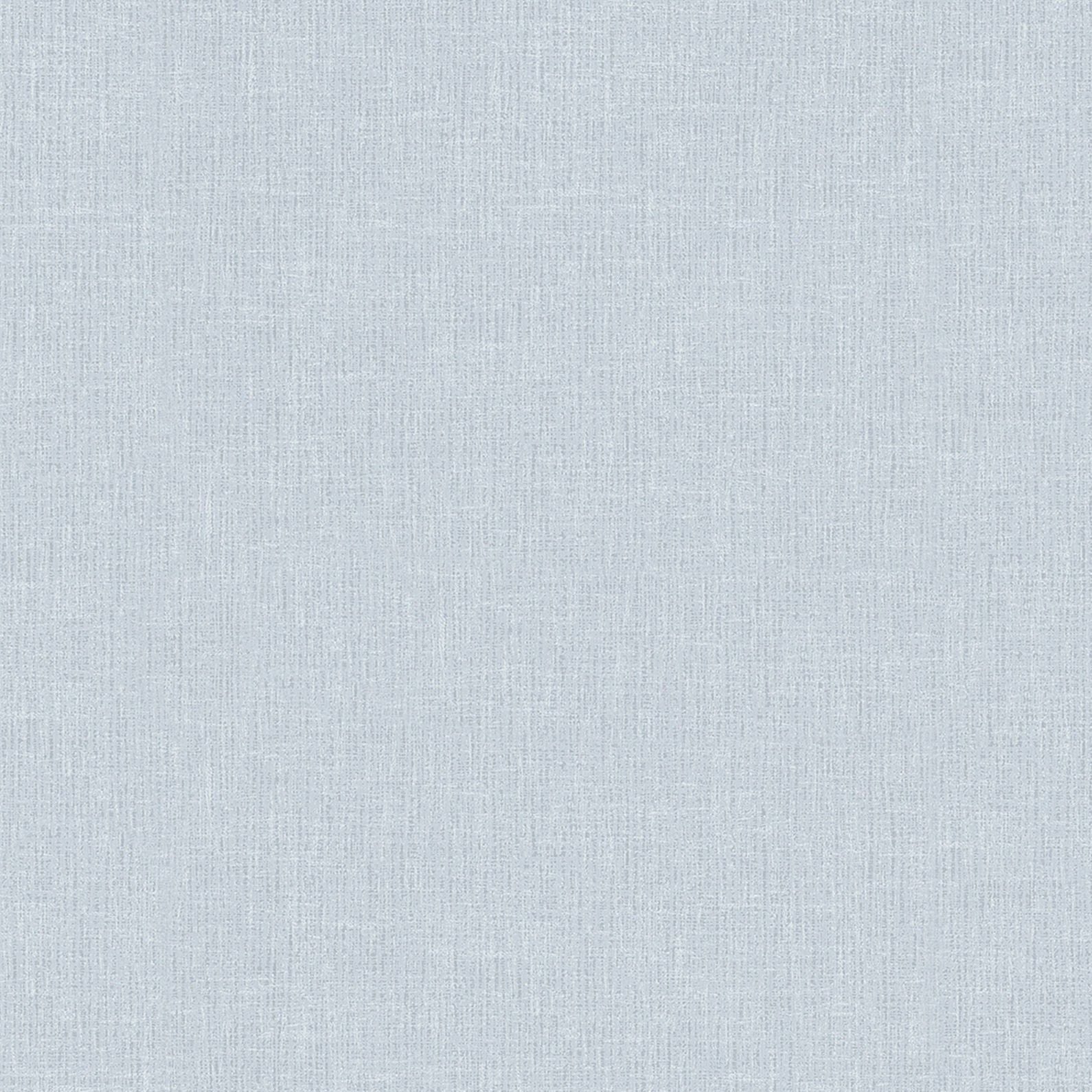 Close-up of Marburg Naomi 82542 light grey-blue linen-look textured wallpaper