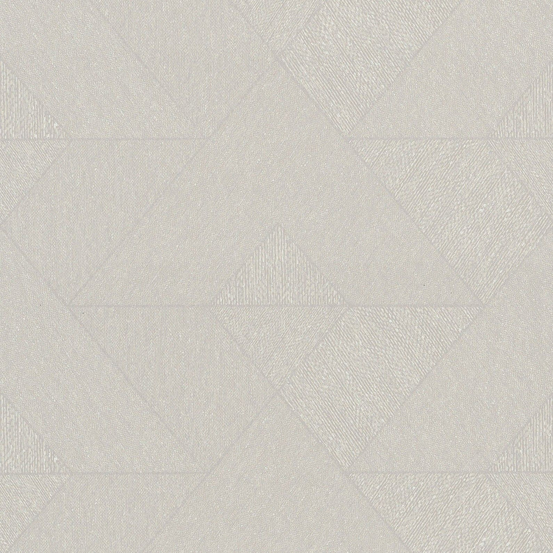 Marburg Naomi 82546 geometric beige wallpaper close-up with tonal polygonal blocks and fabric-effect texture
