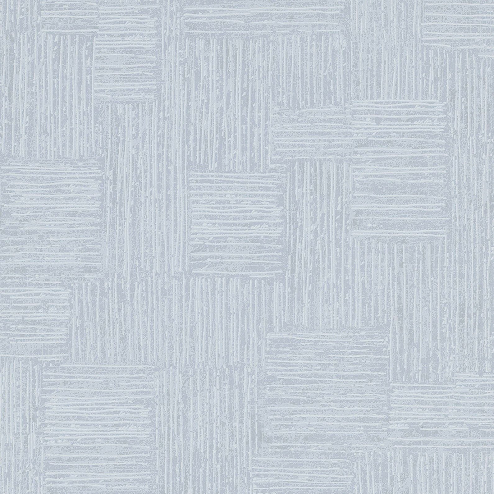 Marburg Naomi 82551 light grey-blue woven stripe geometric wallpaper close-up