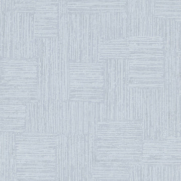 Marburg Naomi 82551 light grey-blue woven stripe geometric wallpaper close-up