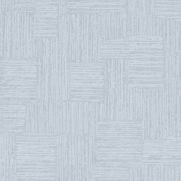 Marburg Naomi 82551 light grey-blue woven stripe geometric wallpaper close-up