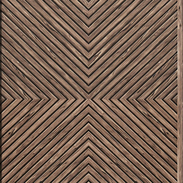 Marburg Naomi 89020 wood-look geometric diamond wallpaper in warm brown