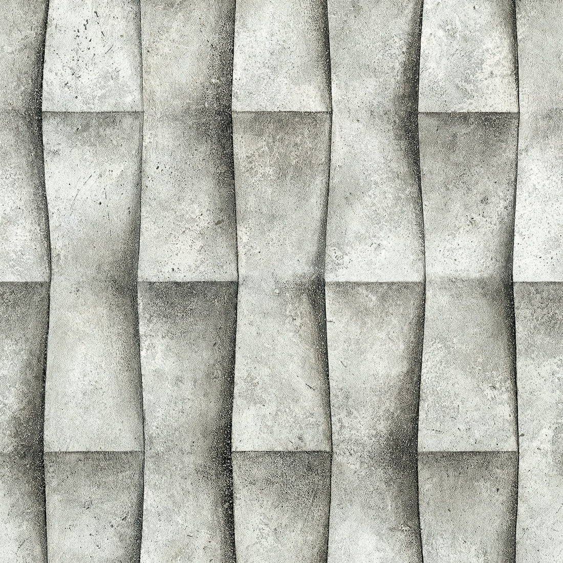 Marburg Novamur Mona 81651 light grey 3D geometric stone-effect wallpaper