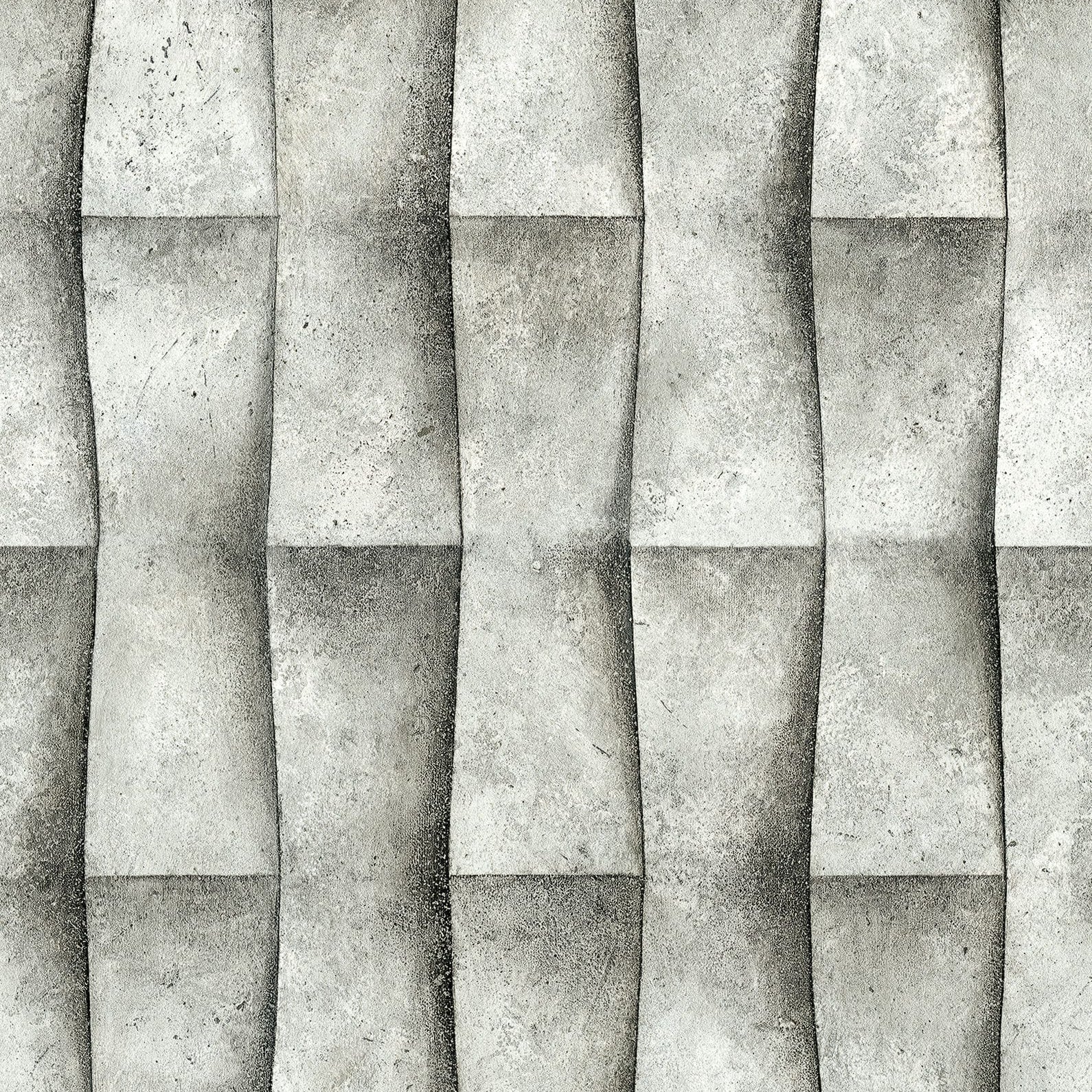 Marburg Novamur Mona 81651 light grey 3D geometric stone-effect wallpaper