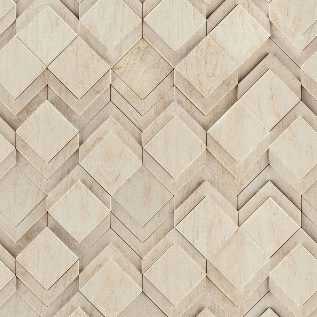 Marburg Novamur Mona 81677 beige geometric wallpaper with 3D diamond optics