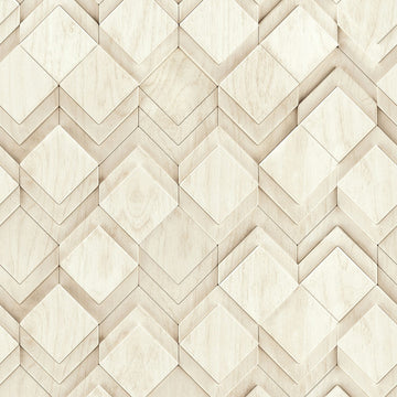 Marburg Novamur Mona 81678 beige geometric 3D diamond non-woven wallpaper